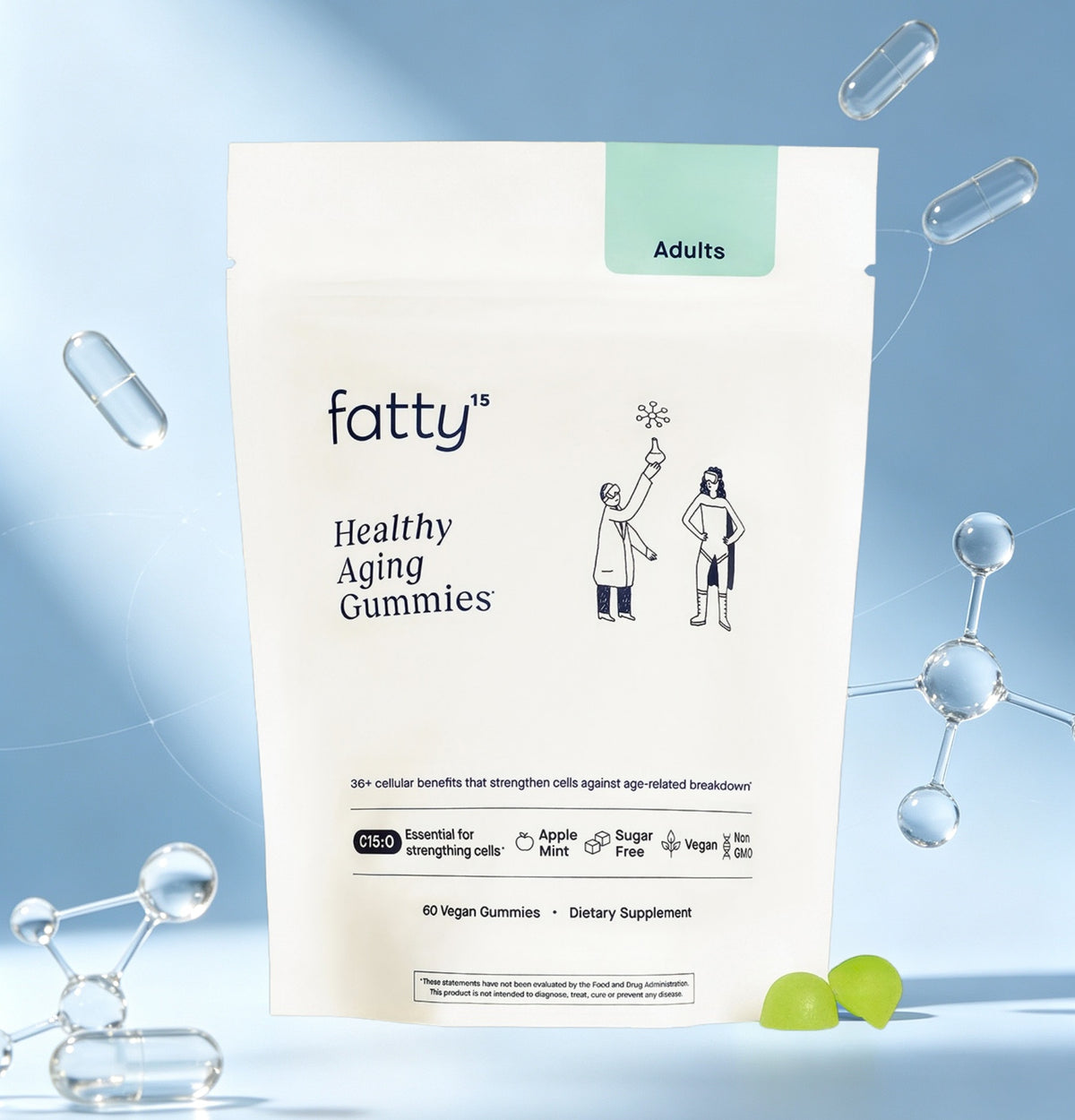 Fatty15 Gummies for Adults
